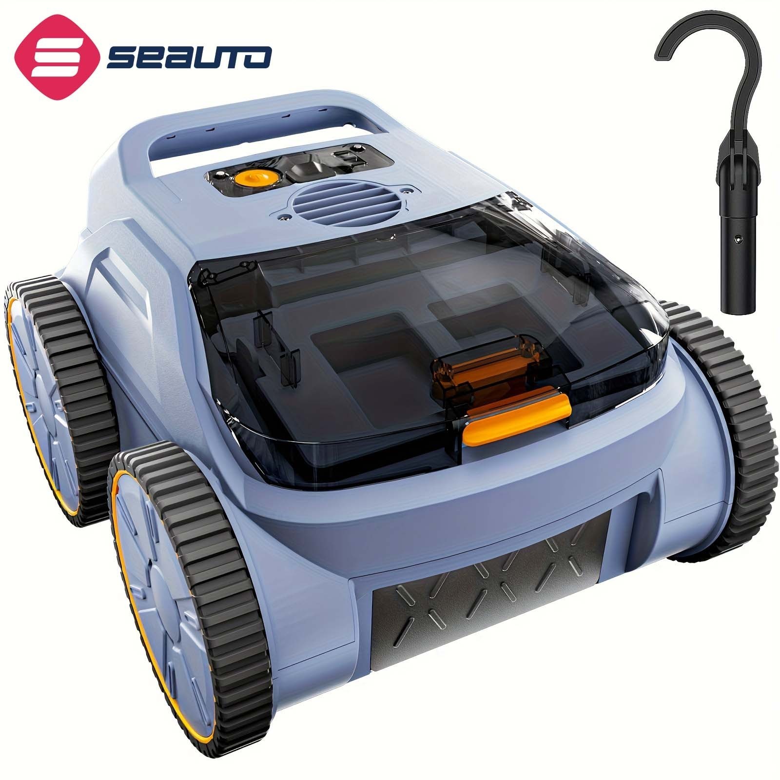 Seauto Robotic Pool Vacuum Cleaner for Inground Pools with AI Smart Navigation gallery