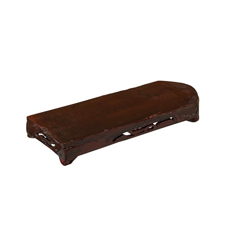 6.5" Medium Brown Wood Rectangular Shape Display Stand Riser Easel ws4110 gallery