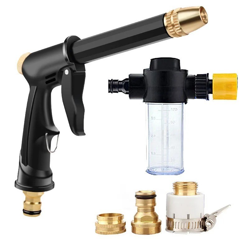 High Pressure Adjustable Garden Hose Spray Gun Nozzle for Car Wash / Watering gallery
