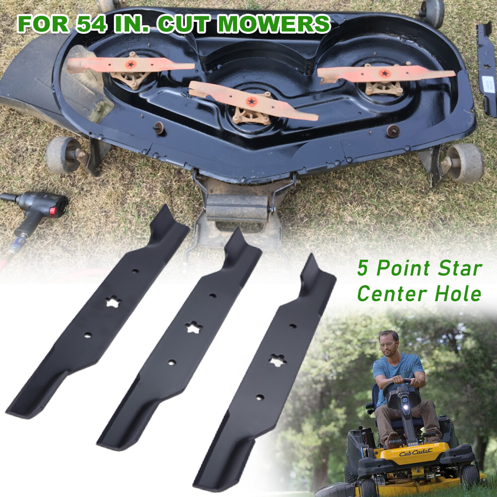 3 Lawn Mower 54" Blade For Craftsman Poulan Ayp/Electrolux 187256 and 532187256 gallery