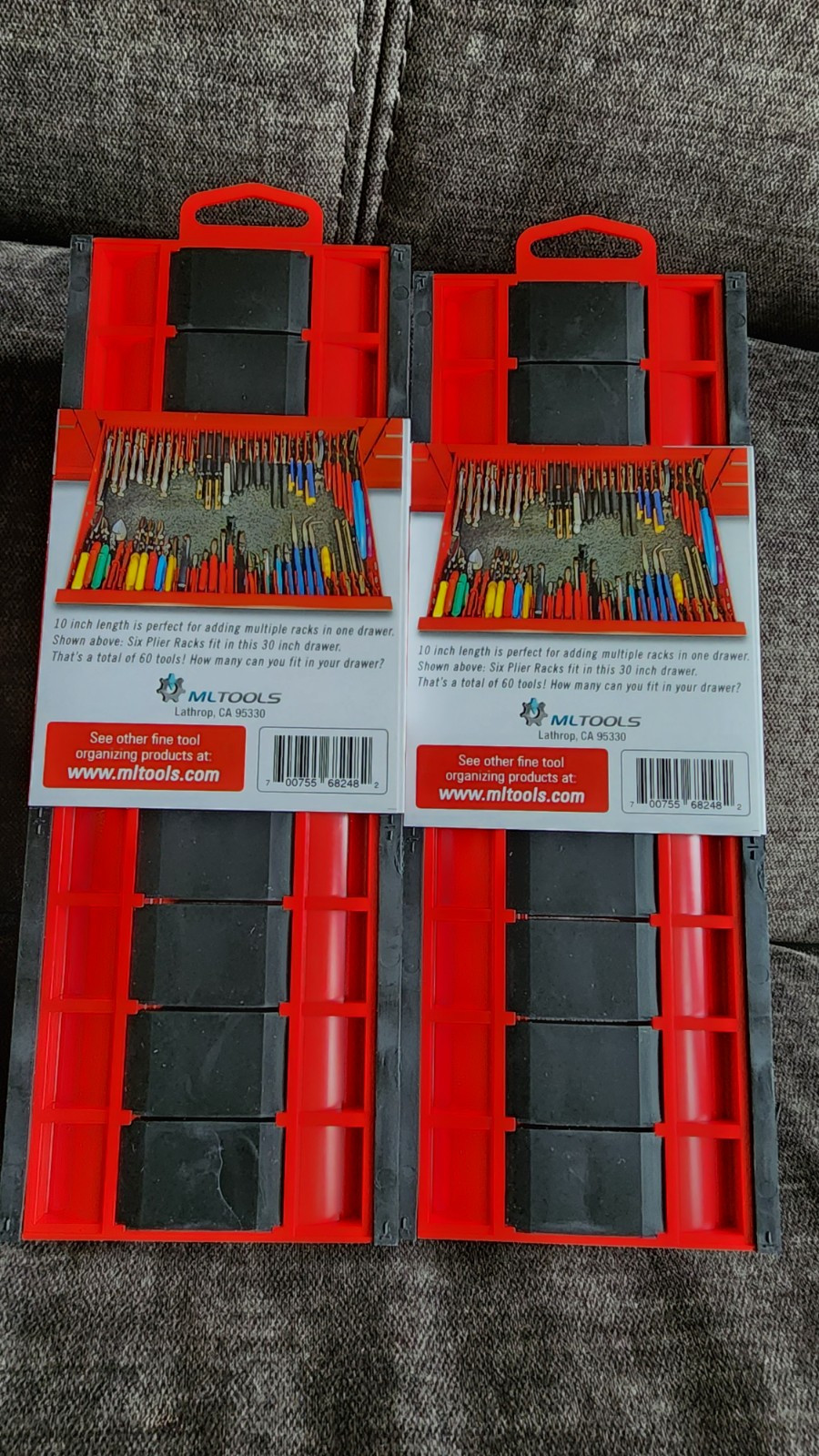 MLTOOLS Plier Rack Pliers Cutters Organizer 2pack Plier Pro P8248 | Made in USA gallery