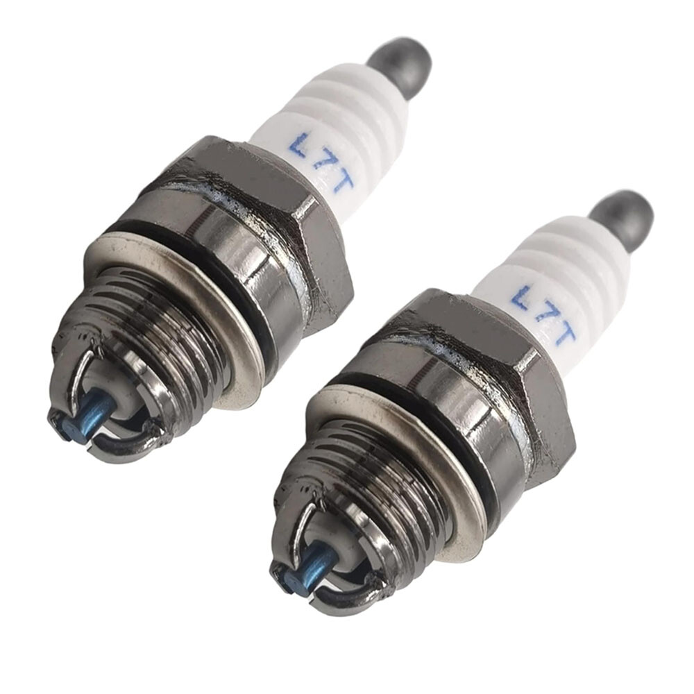 2Pcs 3 Prong Spark Plug L7TC For 2-Stroke Engine Chainsaw Lawn Mower Leaf Blower gallery