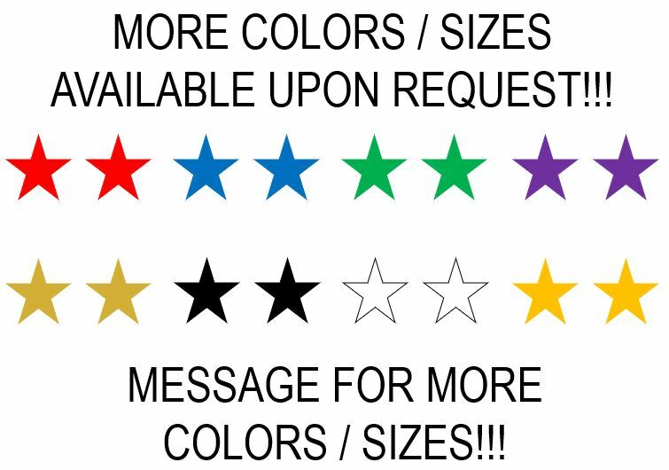 Star Stickers! Choose Your Size and Color Sheet! Free Shipping! Crafted in USA! gallery
