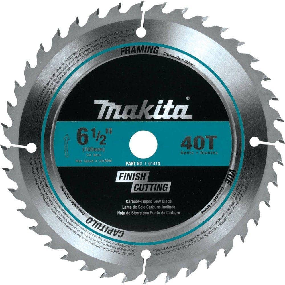 6-1/2 In. 40t Carbide-tipped Circular Saw Blade | Makita Steel Plate Cutting gallery