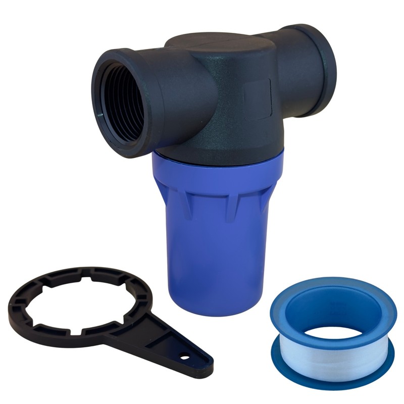 QUTO Blue Cup Inline Strainer - universal protective filter for water treatment gallery