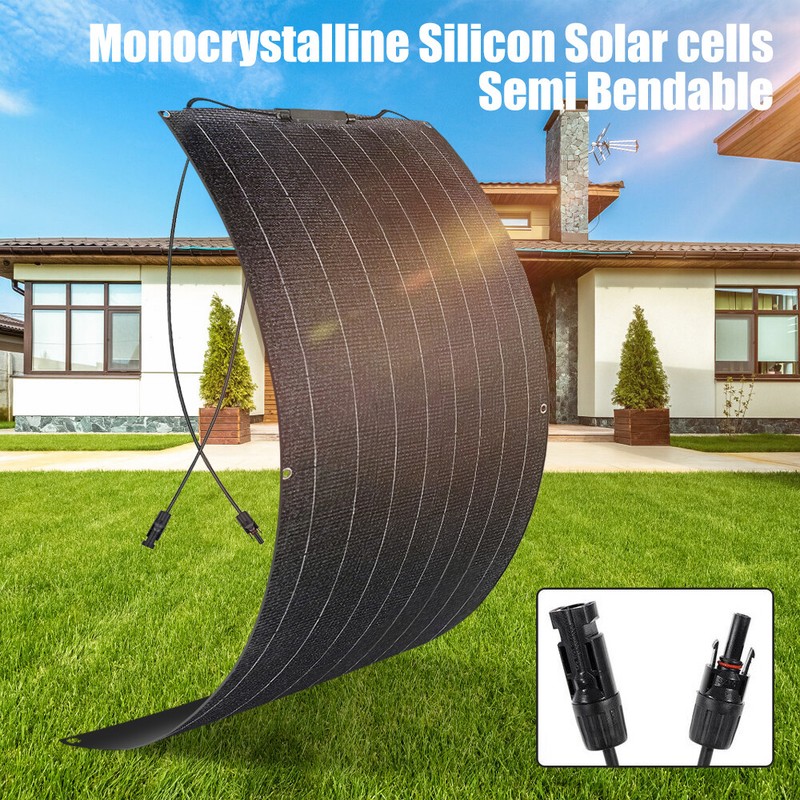 400W 200W Flexible Solar Panel Mono 12V Portable for Camping Home RV Boat Marine gallery