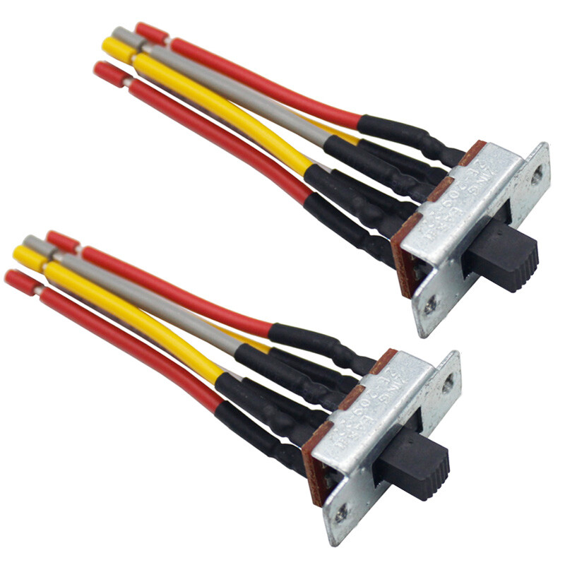 2pcs Canal Ceiling Fan Slide Switch 6Pin Reverse Direction Zing Ear ZE-209-22 gallery