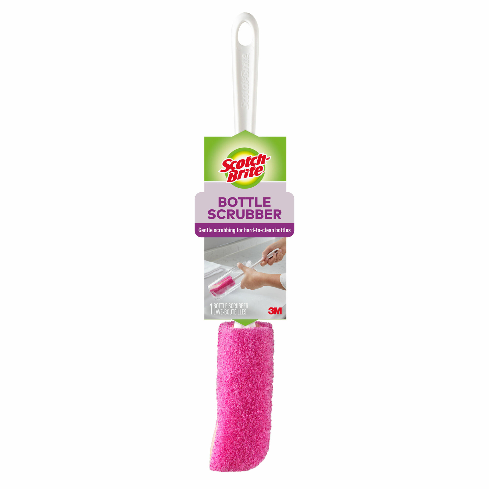Scotch-Brite® Bottle Scrubber 507, 1 ea/pk gallery