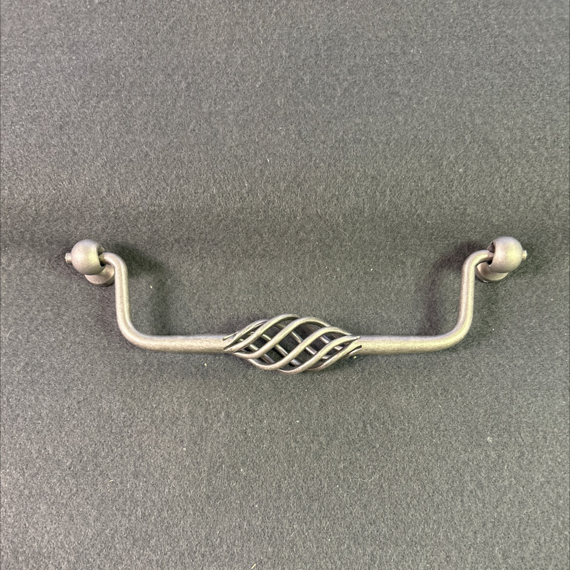 6-5/16" Avante Birdcage Bail Pull Tumbled Pewter gallery