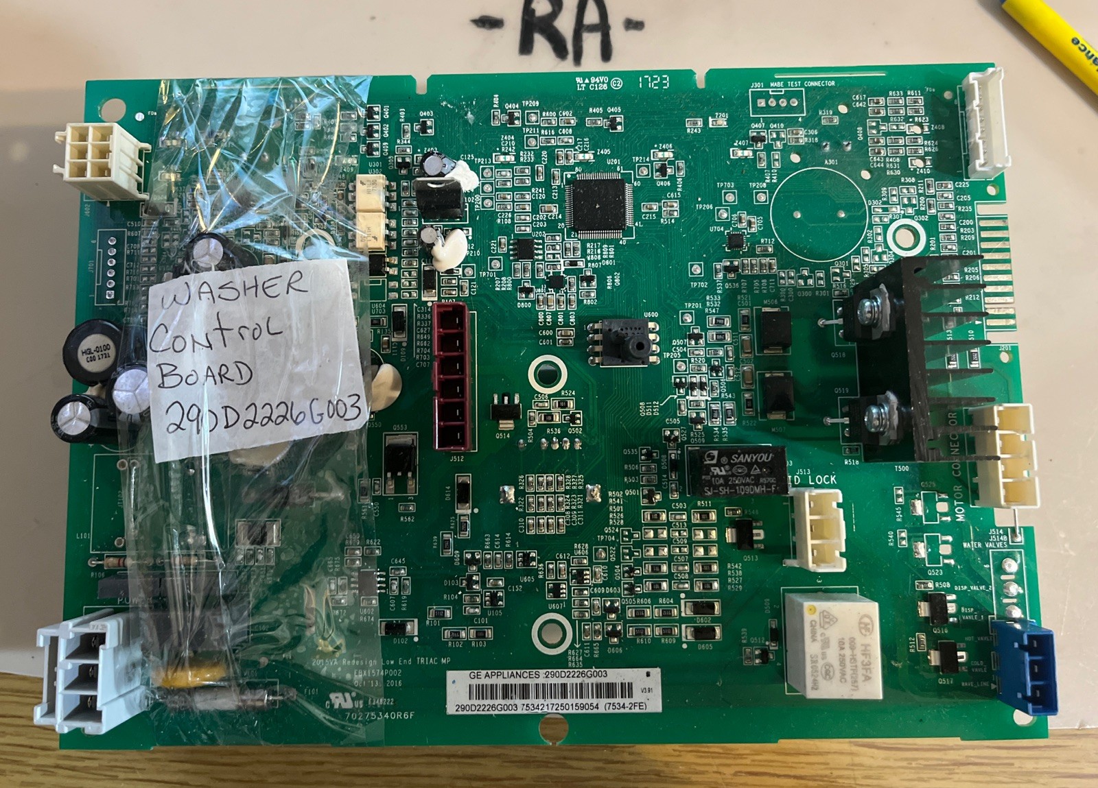 290D2226G003 WASHER CONTROL BOARD (RA) gallery