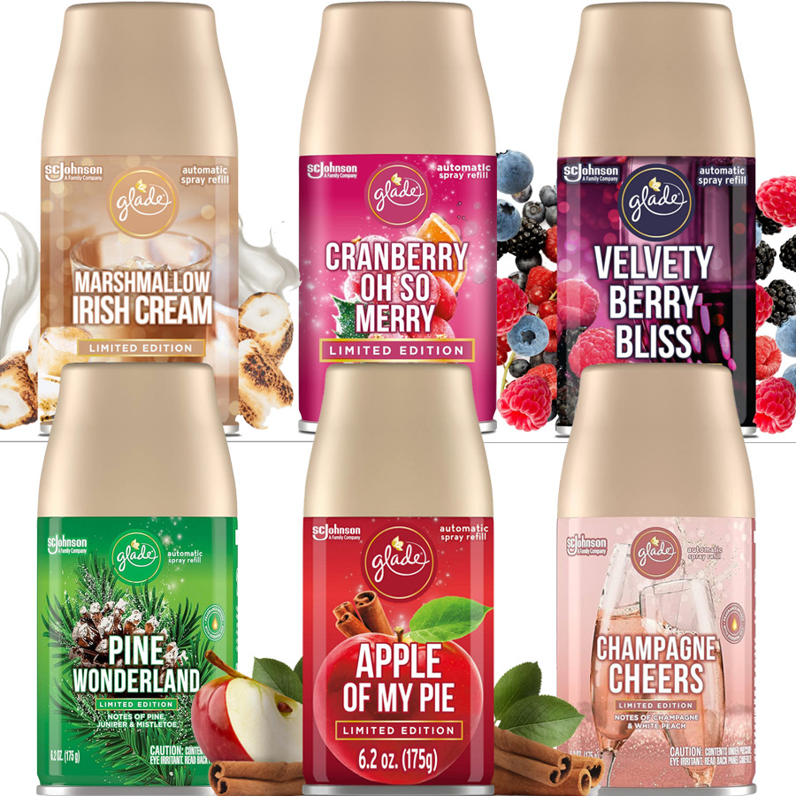 GLADE LIMITED EDITION AUTOMATIC SPRAY REFILL CHOOSE SCENT gallery