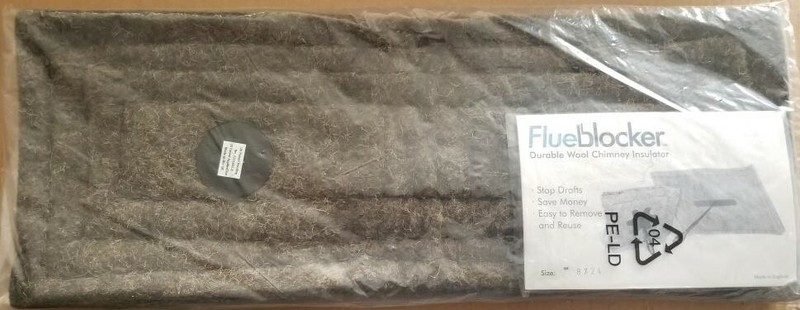 Rectangle FlueBlocker Chimney Draft Stopper, Wool Chimney Sheep gallery