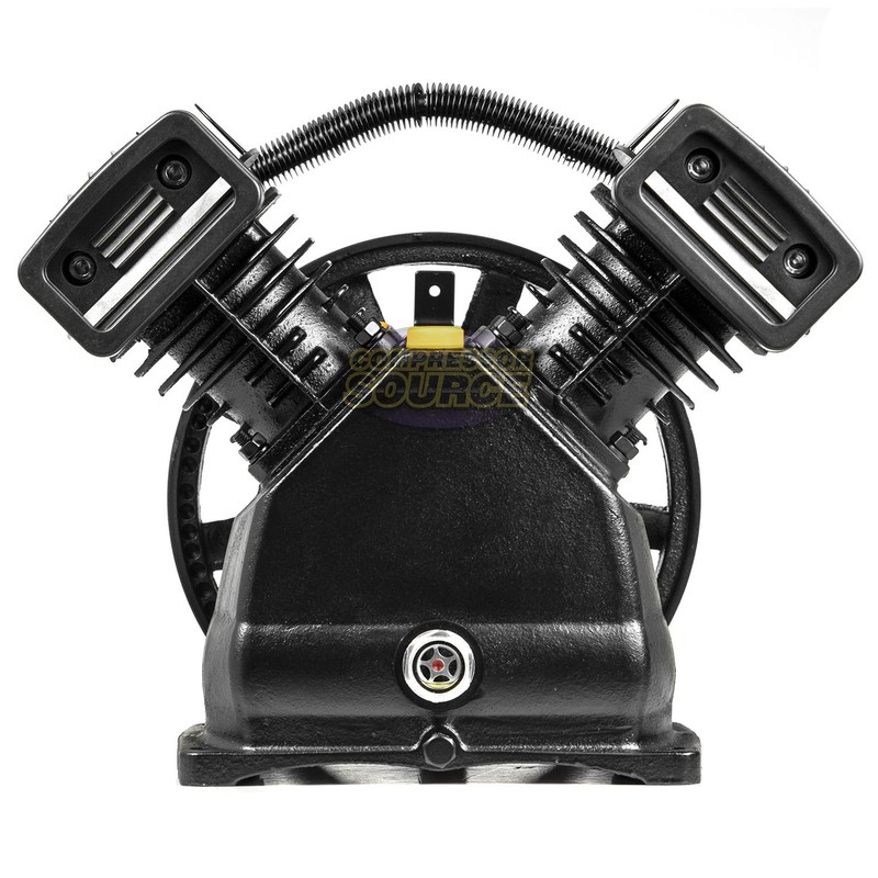 3 HP Replacement Air Compressor Pump Single Stage 2 Cylinder 12.7 CFM V Style gallery