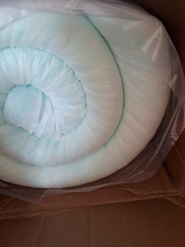 Sinomax 100% Polyurethane Foam Mattress Topper TP-HM-4q-buBlue Queen Size 4" gallery