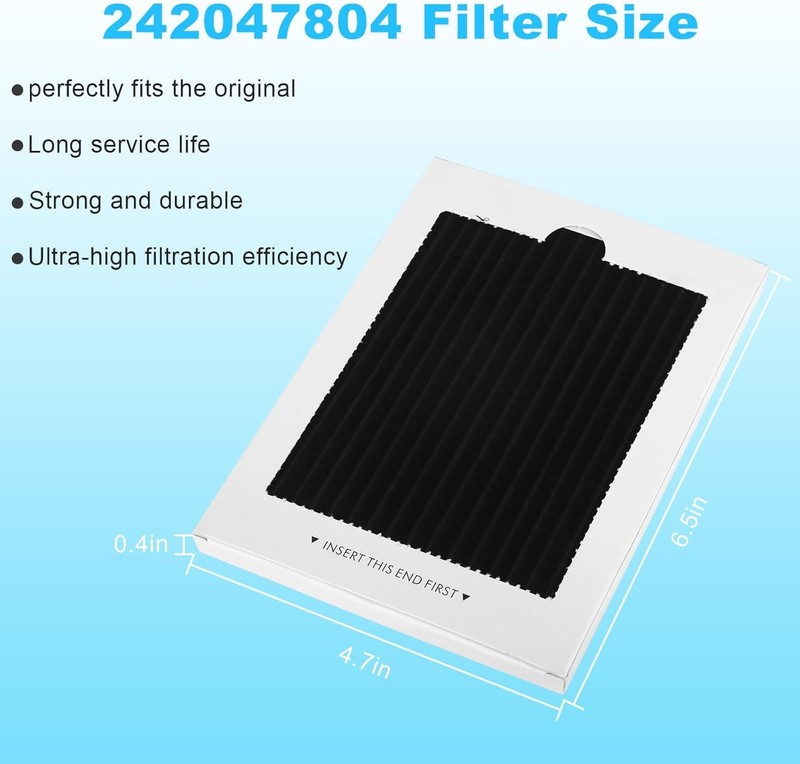 2-6PACK For Air Filter Replacement Compatible with Activated Carbon Filters gallery
