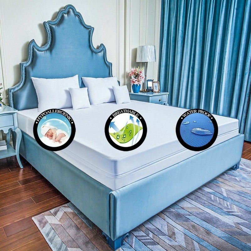 BEST SELLER! Bed Bug PROTECTOR Soft Lux FABRIC ~ Allergen Zipper MATTRESS COVER gallery