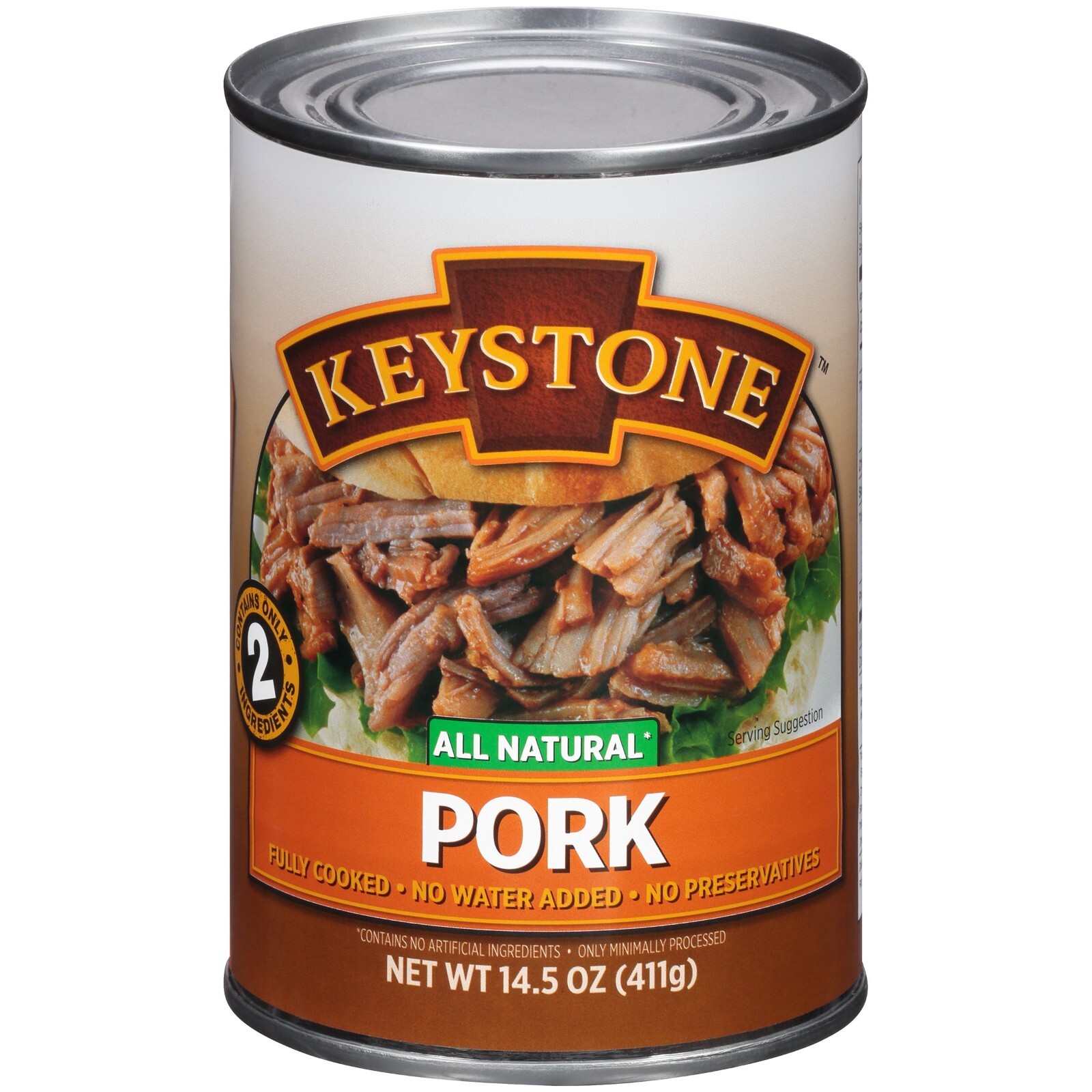 6 Canned Pork, Keystone Meats 🇺🇸USA Made, 14.5 oz Exp 2/2029 Survival Food gallery