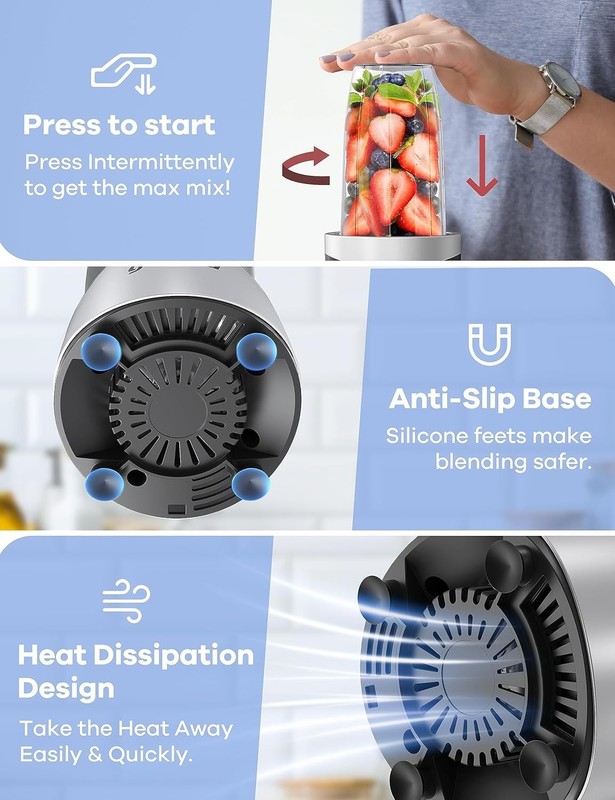 Versatile 15-in-1 Blender & Grinder Combo - BPA-Free, Easy Clean Design gallery
