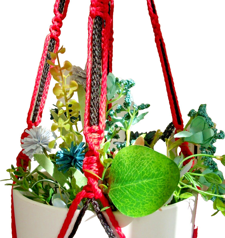 Handmade Macrame Plant Hanger / Plant Hanger Holder / Hanging Plant Holder gallery