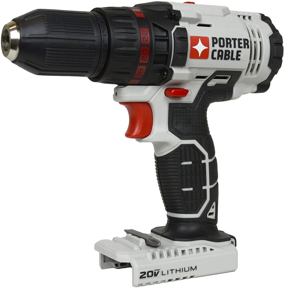 PORTER CABLE PCC601 Max 20 Volt Lithium Ion Cordless 1/2" Drill Driver TOOL ONLY