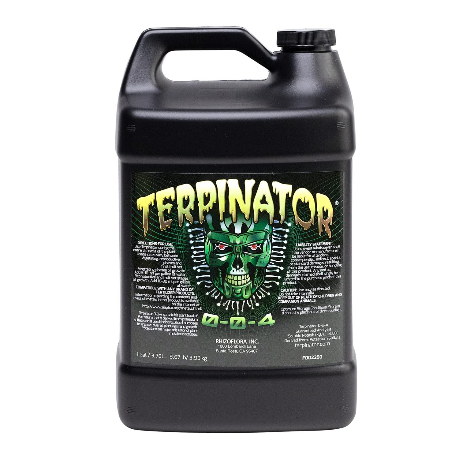 Terpinator - Liquid Nutrients, For Use in Hydroponics and Soil, 1 gal. gallery