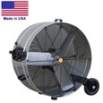 36" PORTABLE DRUM FAN - 11,800 CFM - 115 Volts - 1 Speed - DIRECT DRIVE - Wheels gallery