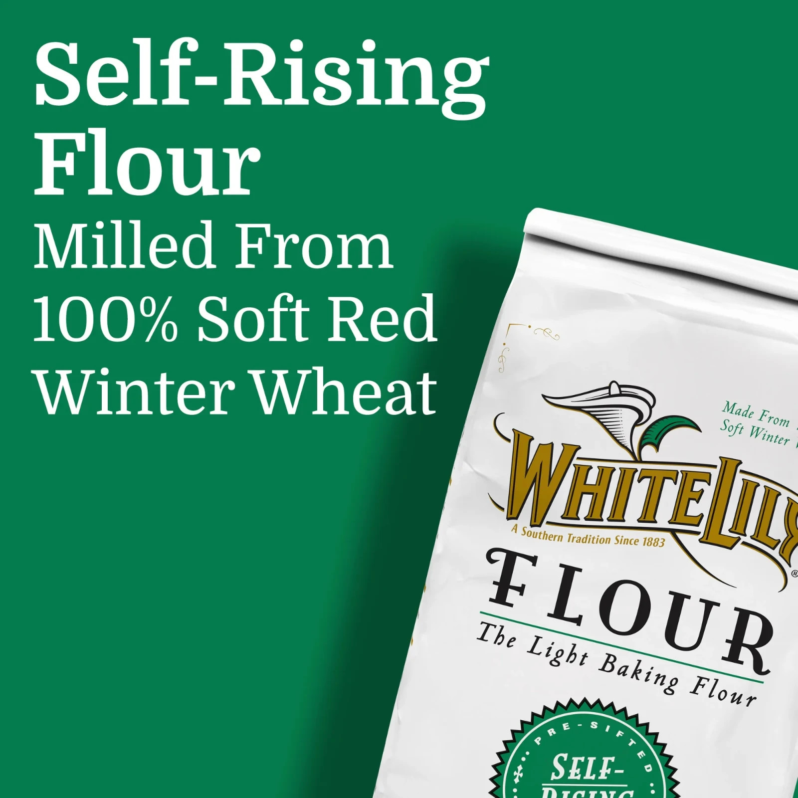 White Lily Self Rising Flour, 2 lb Bag gallery