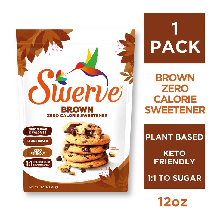 Swerve Ultimate Sugar Replacement Sweetener, Brown Sugar Substitute, Zero Calori gallery