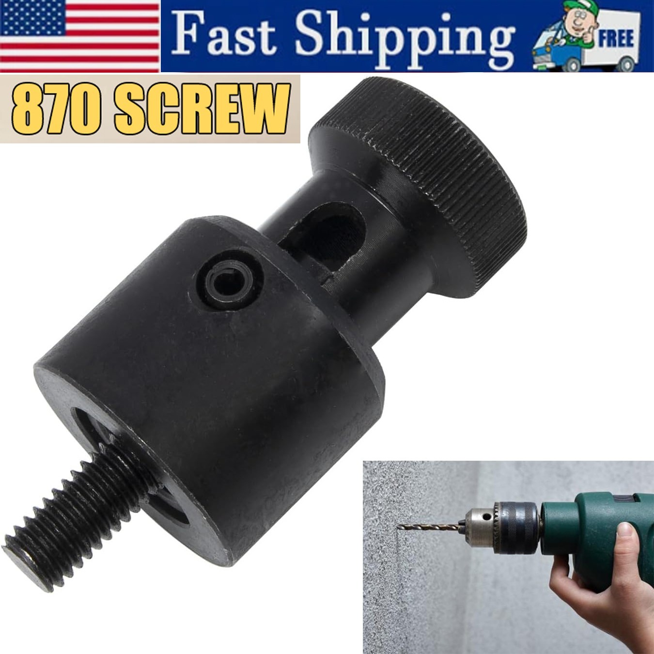 870 Screw Anchor Expander Hollow Wall Set Tool with Greenlee 84305 Power Drill P gallery