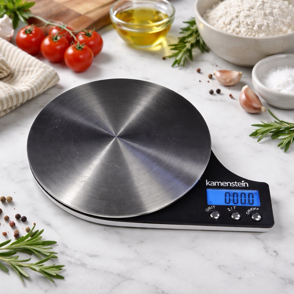 Kamenstein Digital Kitchen Scale 11lb 5kg Stainless Steel Platform 5105596 gallery