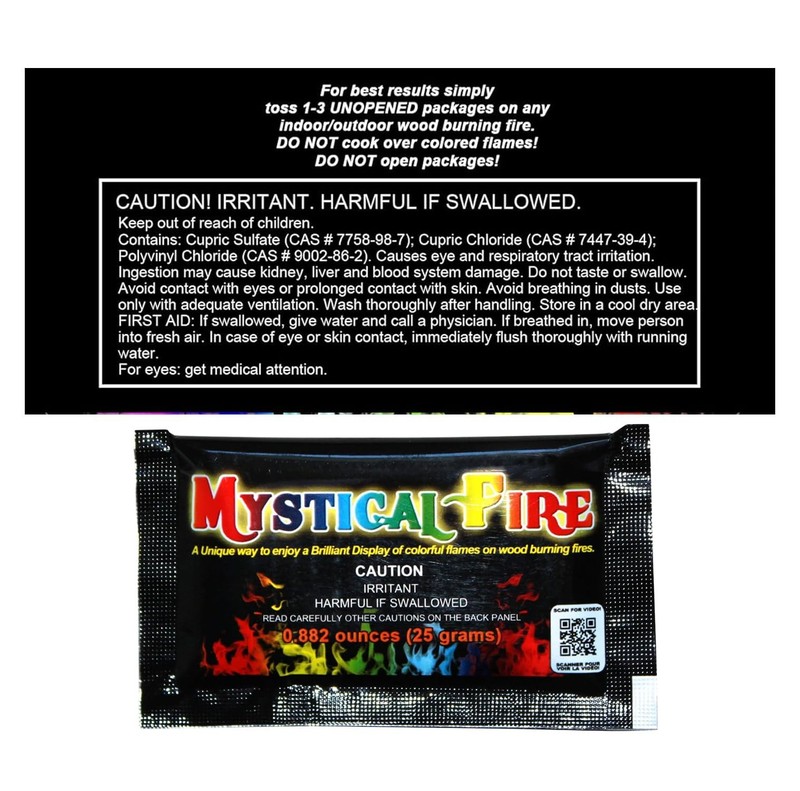Mystical Fire Color Changing Packets Pits 6 Pack, Multi Coloured gallery
