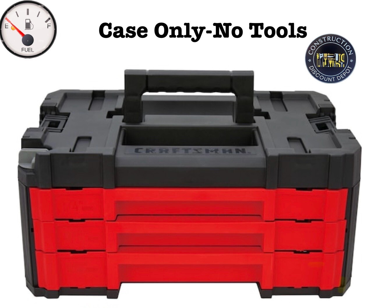 CRAFTSMAN 3 DRAWER TOOL CASE 262 PC VERSASTACK EMPTY **TOOLS NOT INCLUDED** gallery