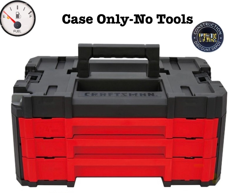 CRAFTSMAN 3 DRAWER TOOL CASE 262 PC VERSASTACK EMPTY **TOOLS NOT INCLUDED** gallery