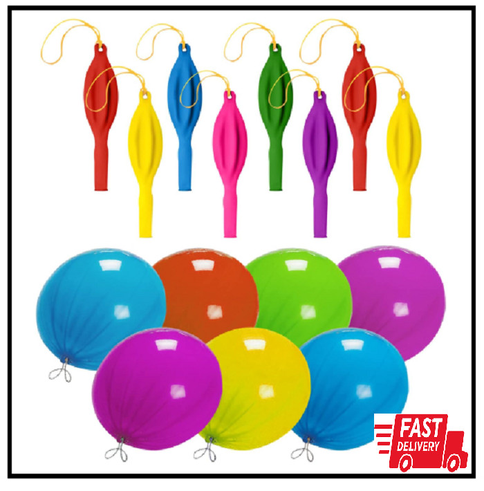 12Pcs Punch Balloons, 18 Inches Punching Balloons, Assorted Color Neon Punch Ba gallery