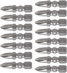 Vessel 15pc 1″ Phillips P2 Insert Bits Impact Ready Made in JAPAN IBPH230P15T