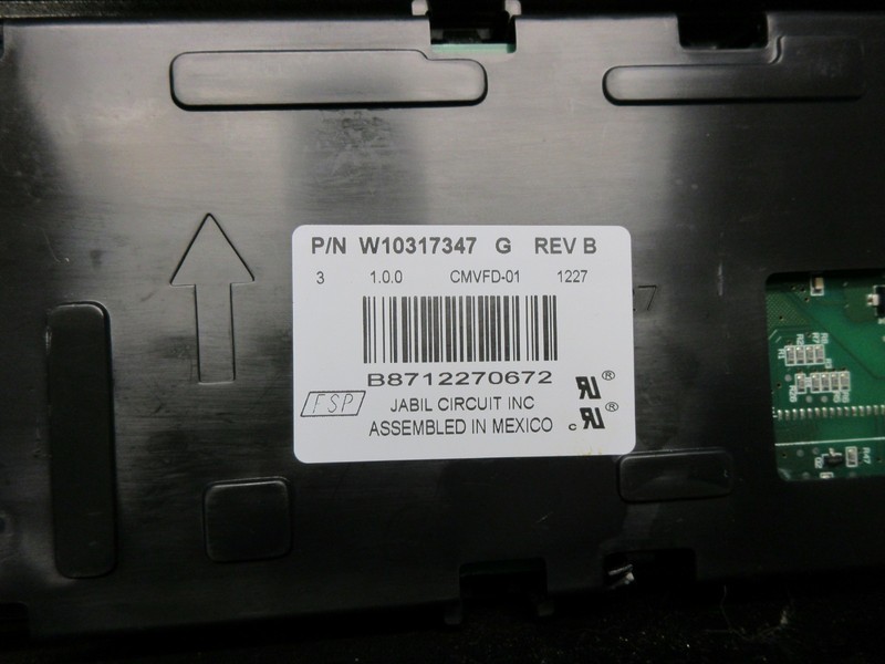 KITCHENAID Single Oven 30" Touch Panel W10347779 Control Board W10317347 Housing gallery