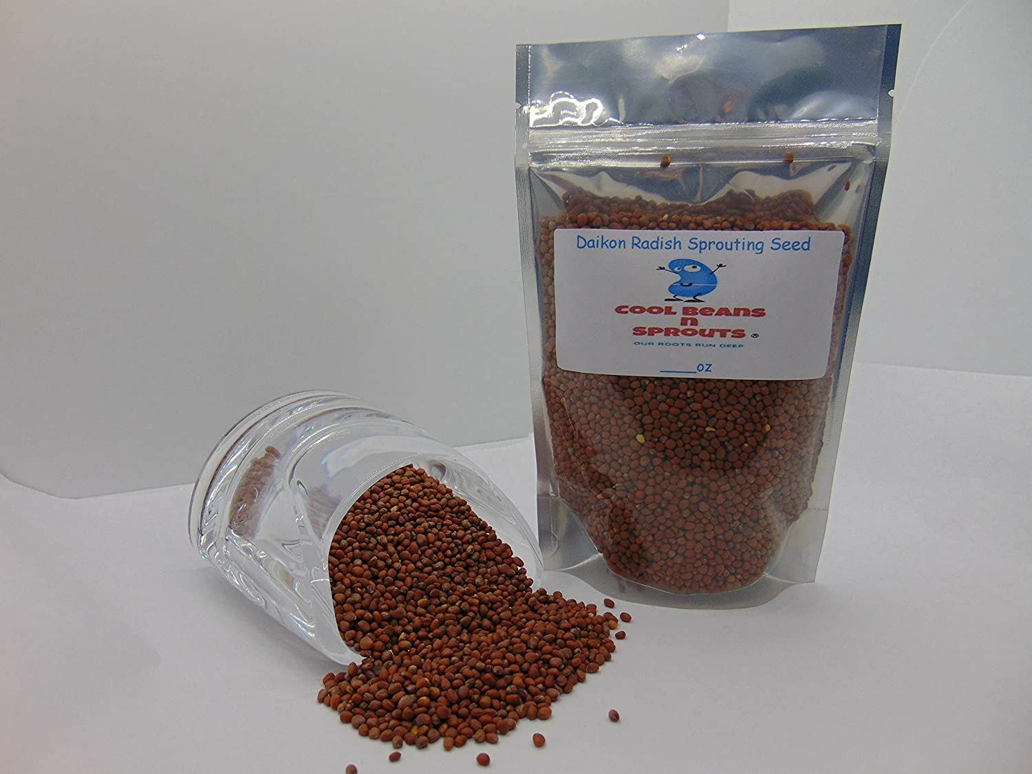 Daikon Radish -"COOL BEANS n SPROUTS" Brand, Radish Daikon Sprouting Seeds. gallery
