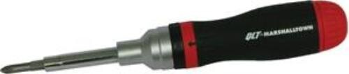 Marshalltown - 19-In-1 Ratcheting Screwdriver-Soft Grip Storage Handle