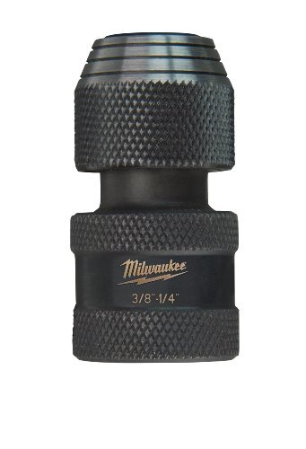 Milwaukee 48-03-4405 Shockwave 3/8-Inch Square by 1/4-Inch Hex Adapter gallery