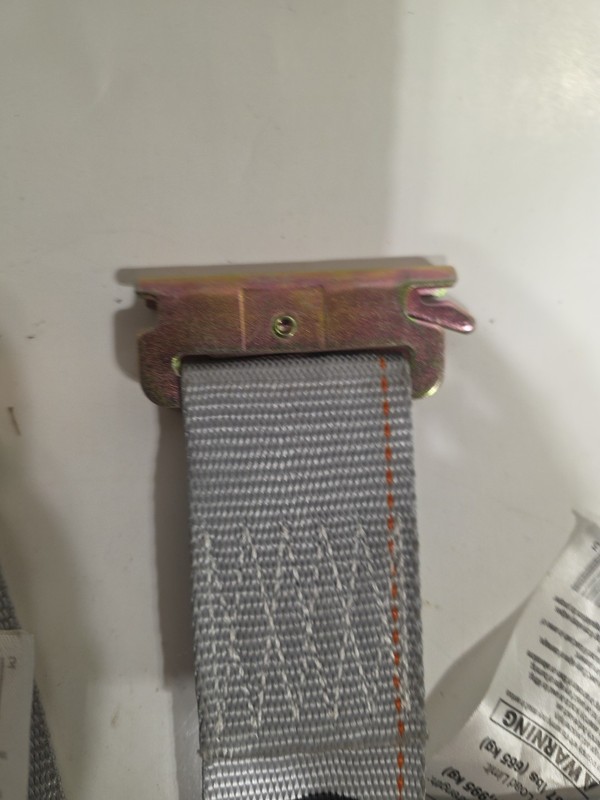 US Cargo Control 2" x 16' Gray E-Track Ratchet Strap, Spring E-Fittings 4400 LB gallery