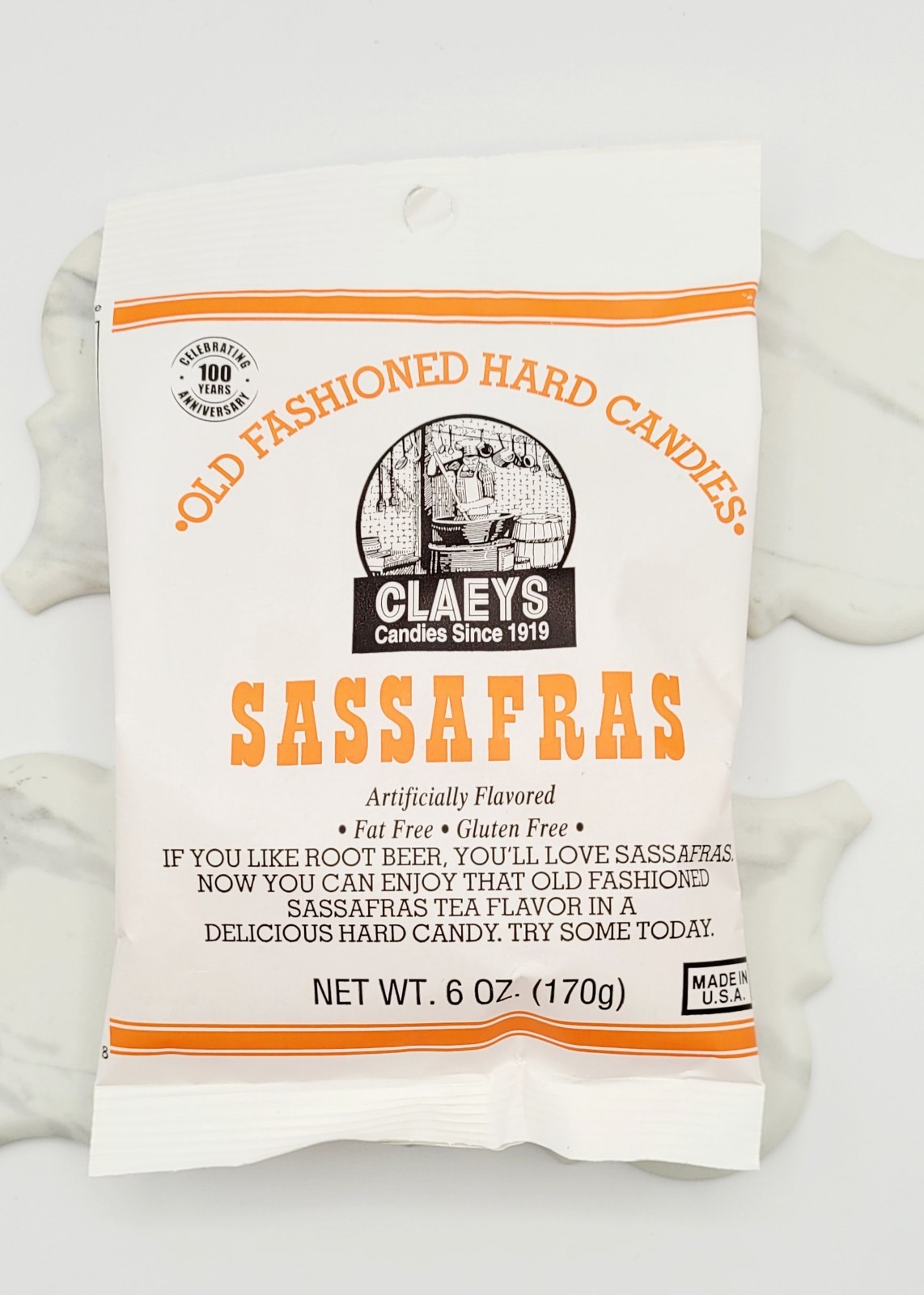 Claeys Sassafras Sanded Candy Drops Hard Candies Natural Gluten Free 6oz gallery