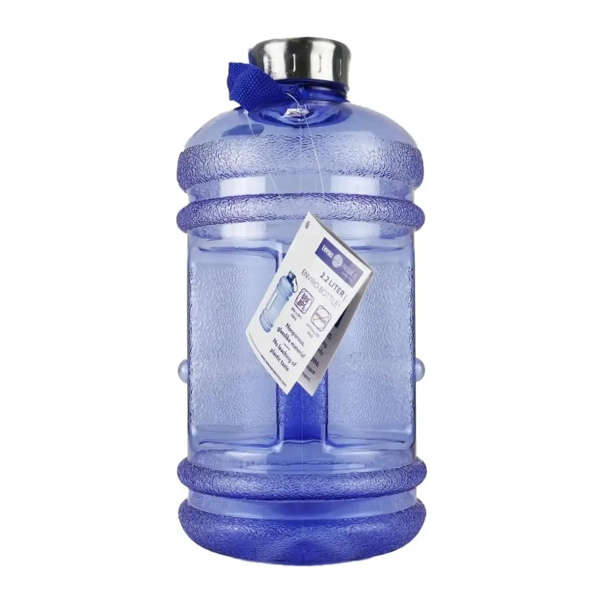 New Wave Enviro Iconic 2.2 Liter BPA Free 1/2 Gal. Water Bottle w/Stainless Cap gallery