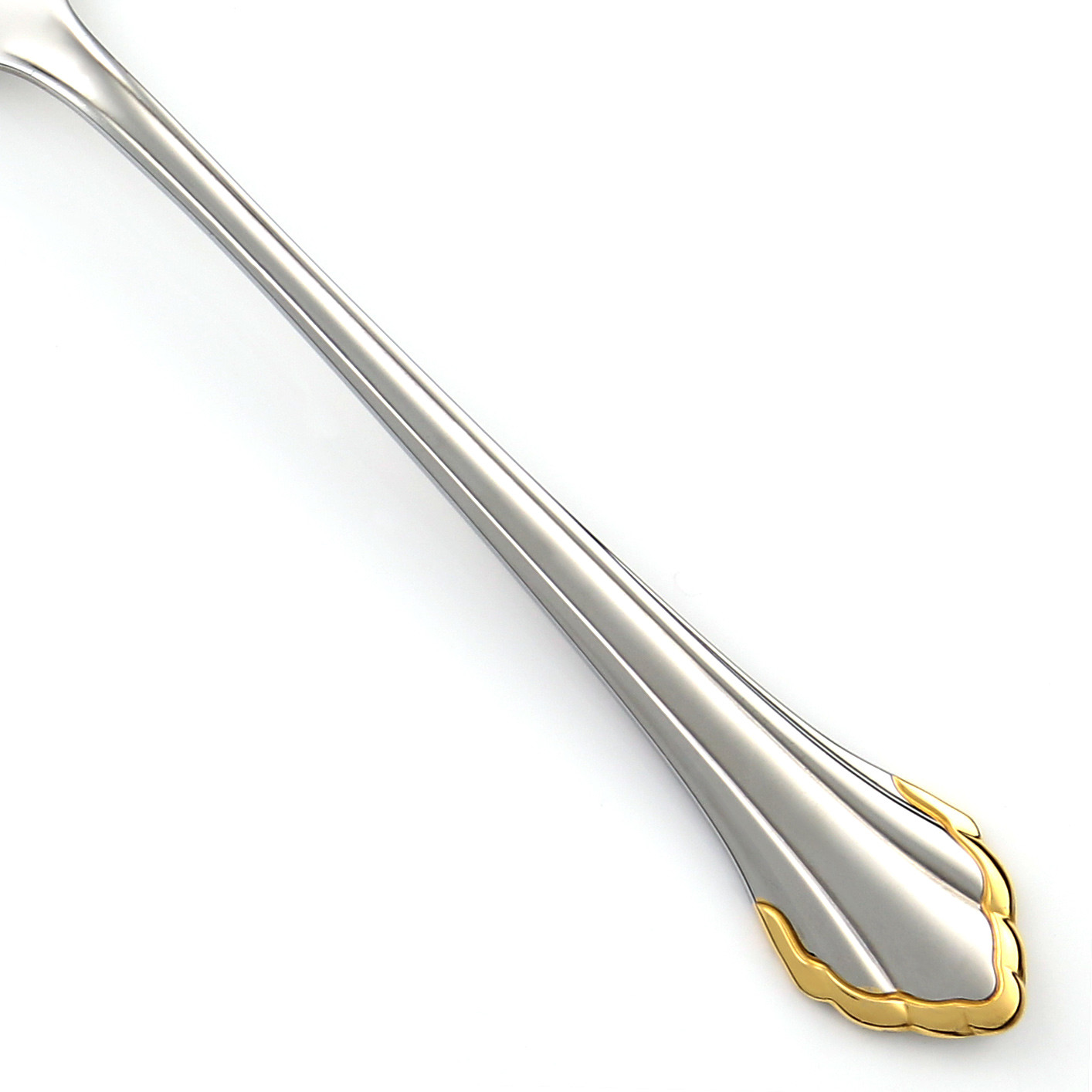Oneida Community GOLDEN CLARETTE Stainless GOLD ACCENT Flatware CHOICE gallery