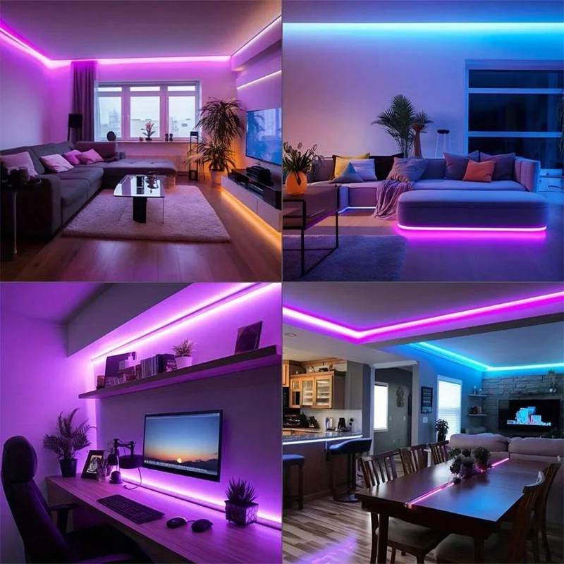LED Strip Lights, Smart Light with App Remote Control,RGB LED Lights for room US gallery