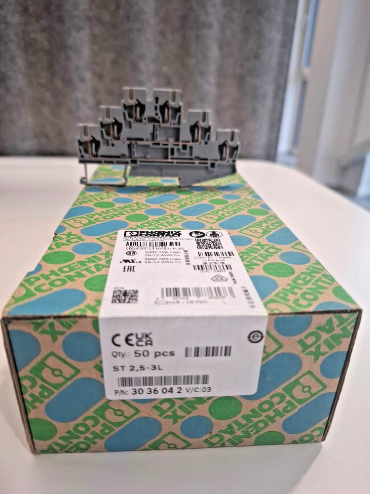 Phoenix Contact ST 2,5-3L Multi-level terminal block 3036042 BOX x 50p USA STOCK