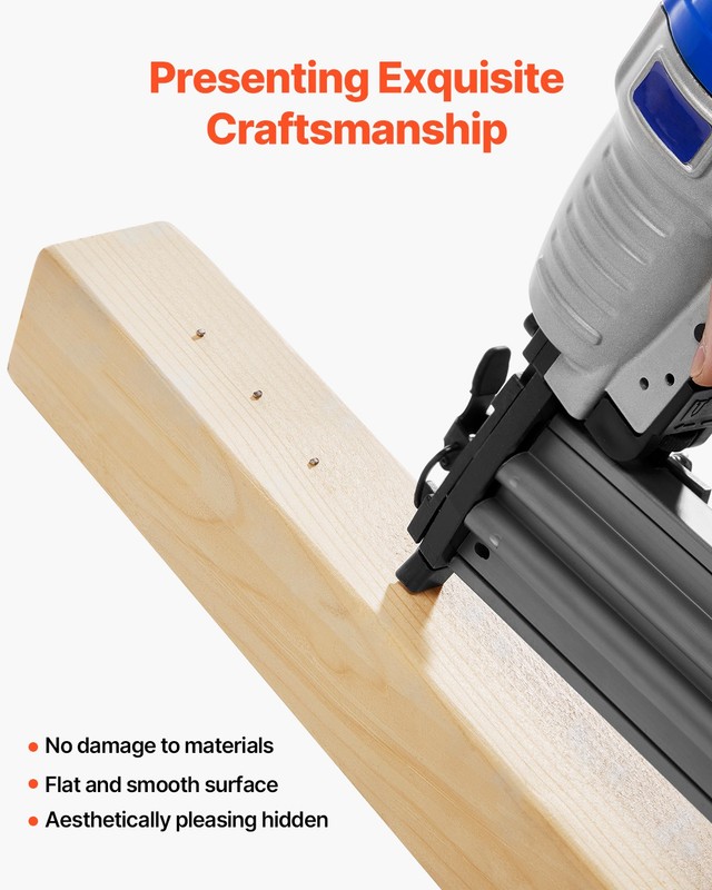 VEVOR 16 Gauge Angled Finish Nails 2000-Count (2-1/2 in,2 in,1-1/2 in,1-1/4 in) gallery