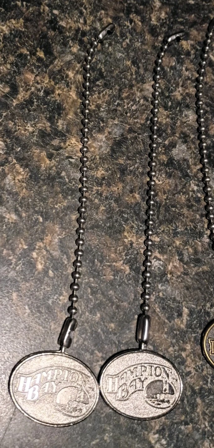 Hampton Bay Fan/Light Pull Chain Metal Replacements gallery