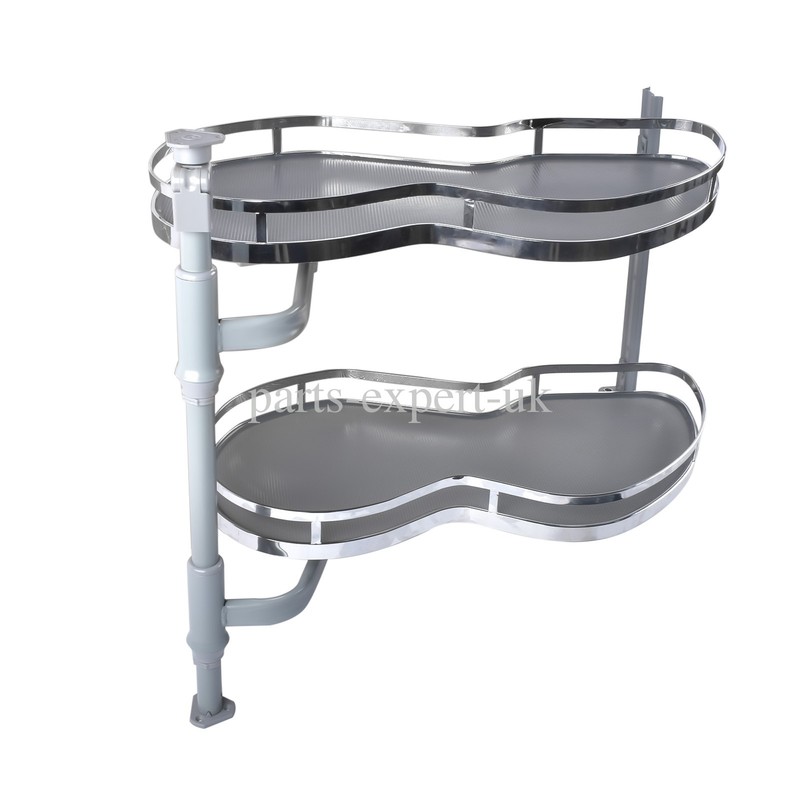 2 Tier Blind Corner Cabinet Left/Right Pull Out Swing Tray Soft Close Organizer gallery