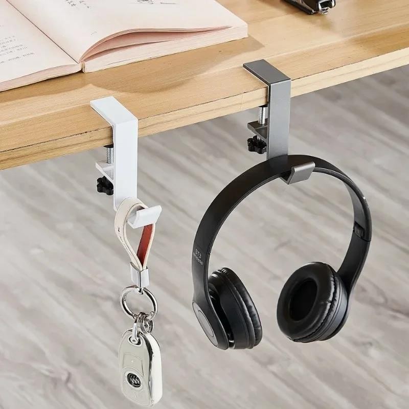 Multi-Functional Desk Hook Stand for Headphones Gaming Headset Bag Storage Rack gallery