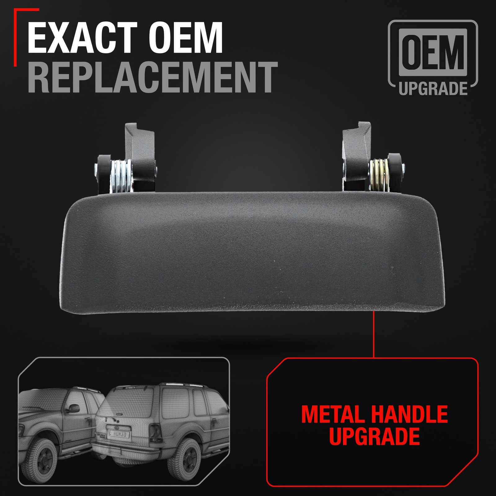 Exterior Door Handle, Left/Right for Ford Explorer; Mercury Mountaineer - Fro... gallery